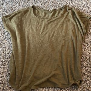 Army green soft t shirt